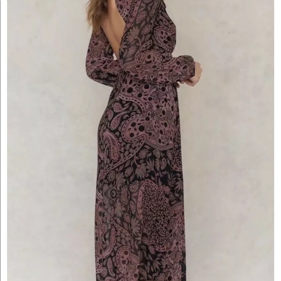 NWT šø For Love & Lemons maxi openback Small Elodi - Picture 3 of 4